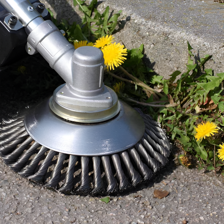 Carbon Steel Weed Brush and Trimmer ( Brush Only )
