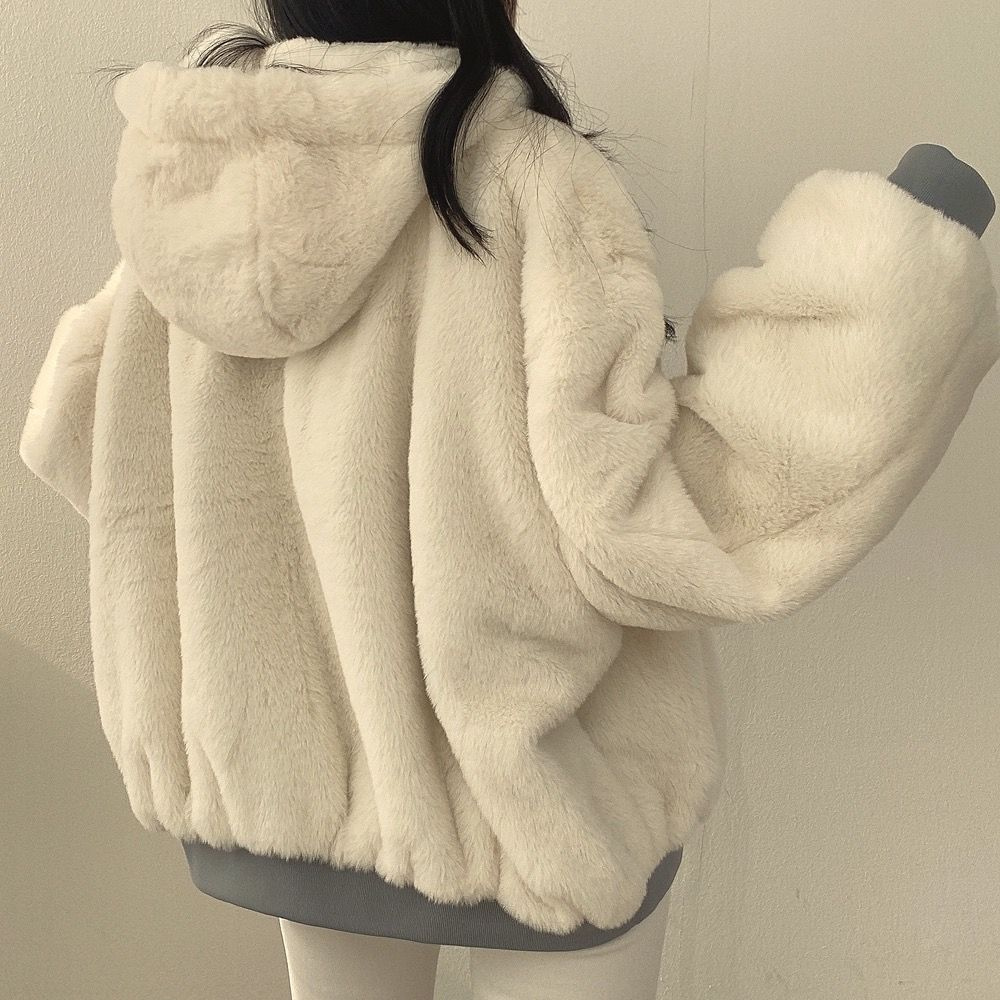 Women's Reversible Winter Jacket with Hood - Isla
