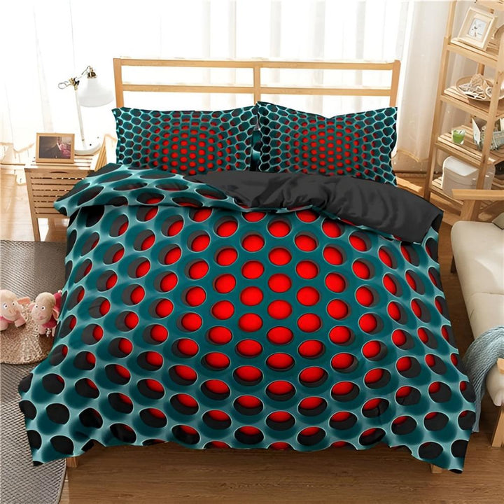 Cosmic Vortex 3-Piece Quilt Cover Set
