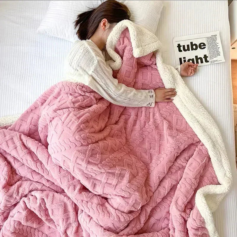 Winter Lambswool Blanket Ultimate Warmth and Comfort for Colder Days