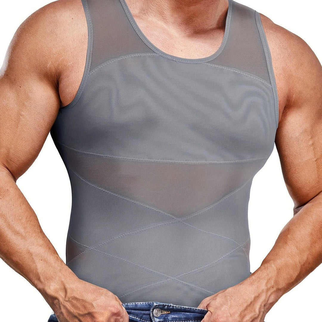 Men's Shapewear Tank Top Tummy Control Sleeveless Vest