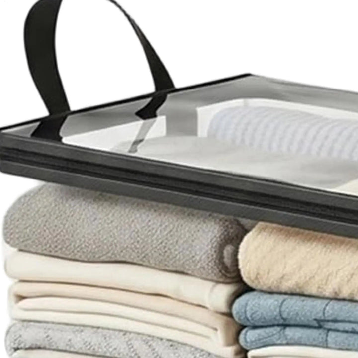 Transparent Storage Bags – Wardrobe and Moving Organizer