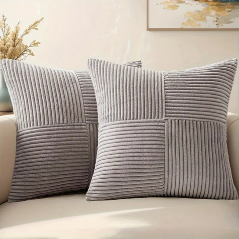 Rustic Corduroy Cushion Cover