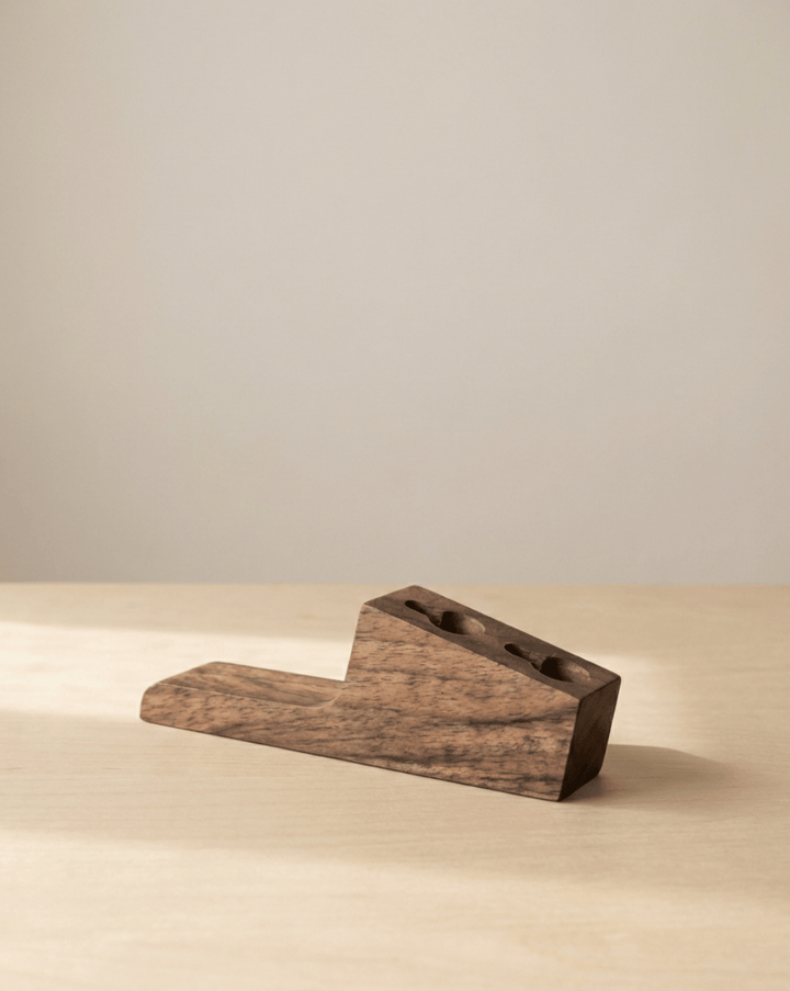 Wooden Coat Hooks, Set of 4 – Minimalist Wall Hooks for Entryway and Bathroom