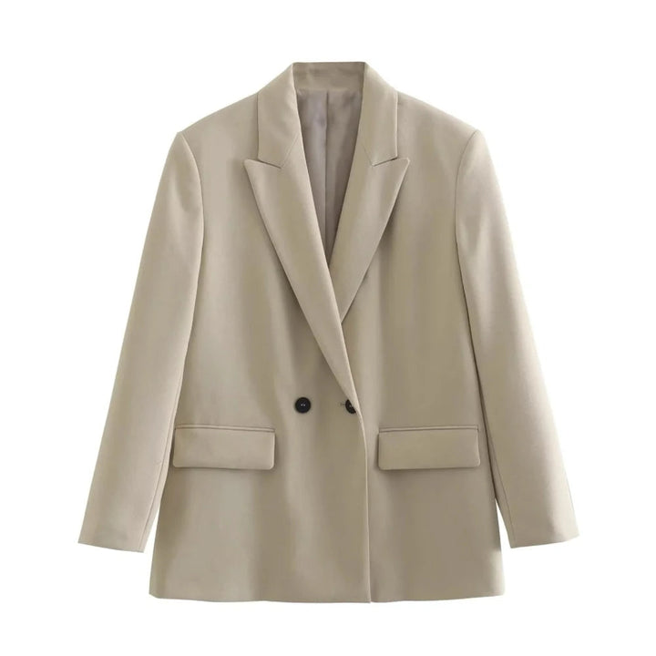 Elegant Double-Breasted Blazer for Women