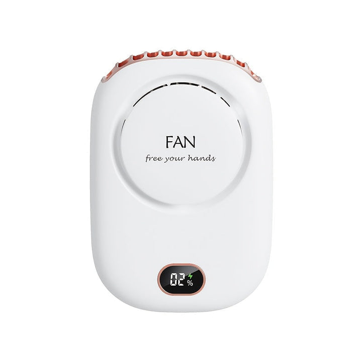 USB Rechargeable Mini Neck Fan – Lightweight with Adjustable Speeds