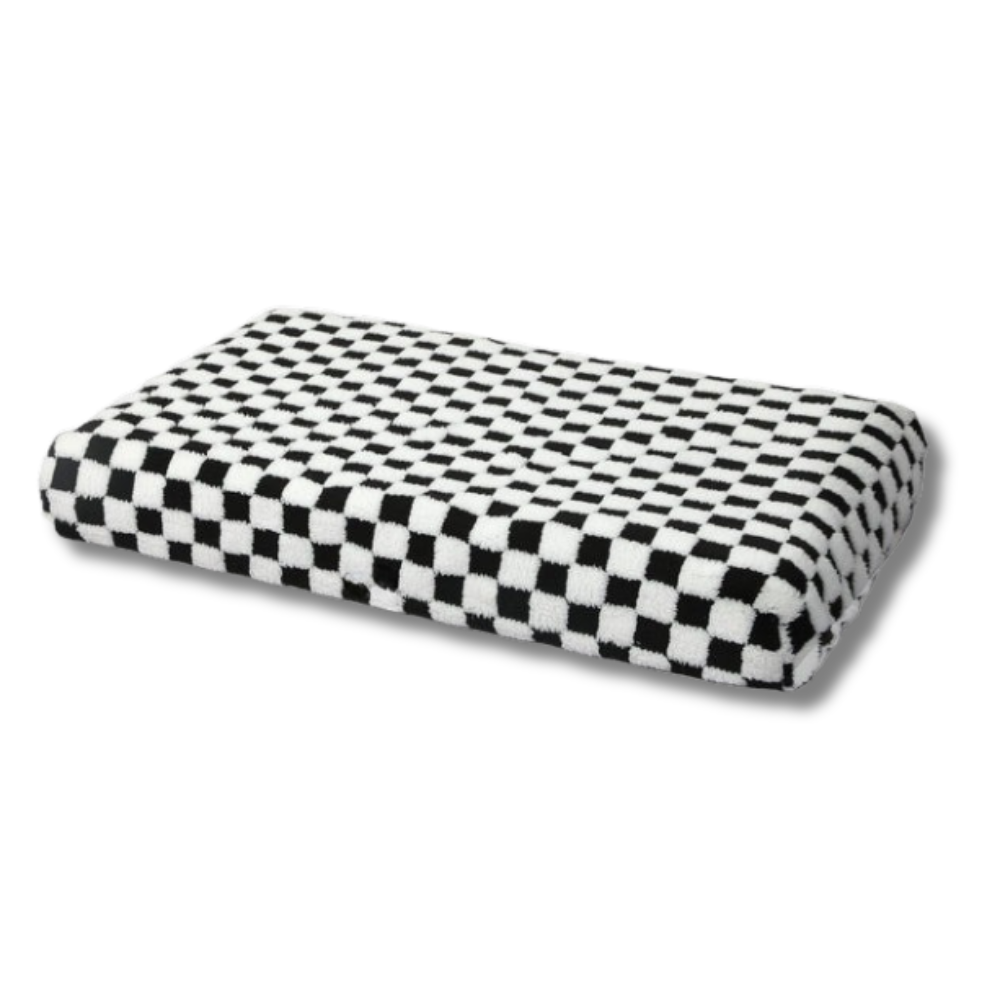 Orthopedic Dog Bed Memory Foam Square Checkerboard Mattress