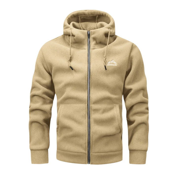Men's Hooded Zip-Up Fleece Jacket – Sören