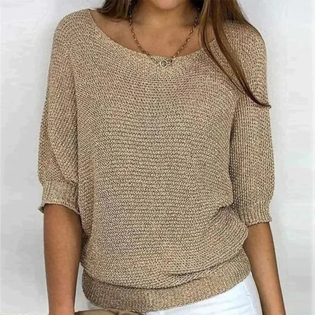 Solid Casual Women's Oversize Sweater Cozy Simplicity for Effortless Everyday Style