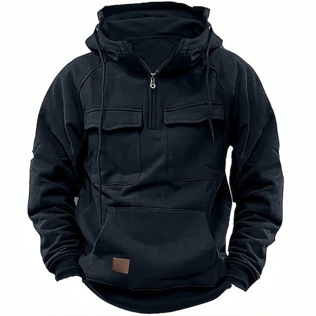 Retro Motorcycle Hoodie for Men Rugged Style Meets Everyday Comfort