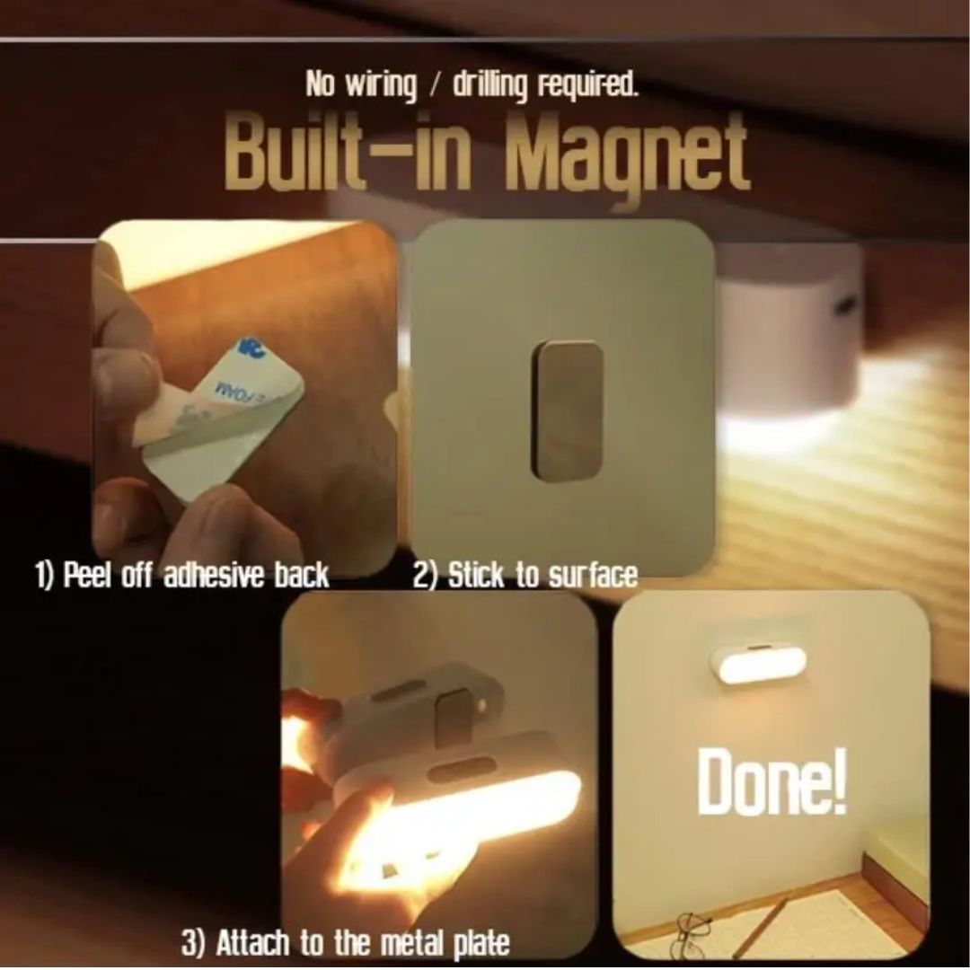 Magnetic & Dimmable LED Light with Sensor