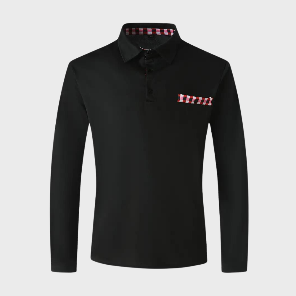 Men's Long-Sleeved Polo - Oliver