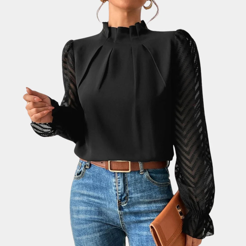 Elegant Women's Long Sleeve Top