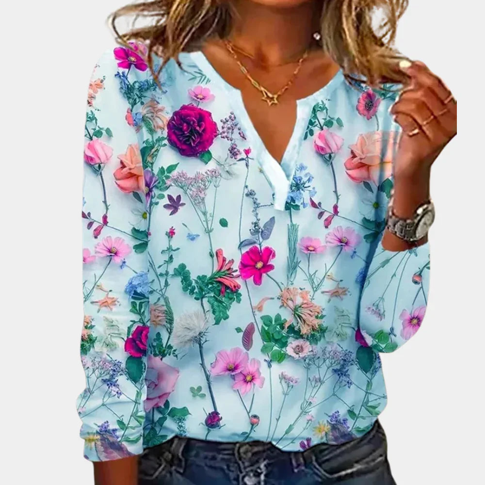 Casual Floral Women's Blouse