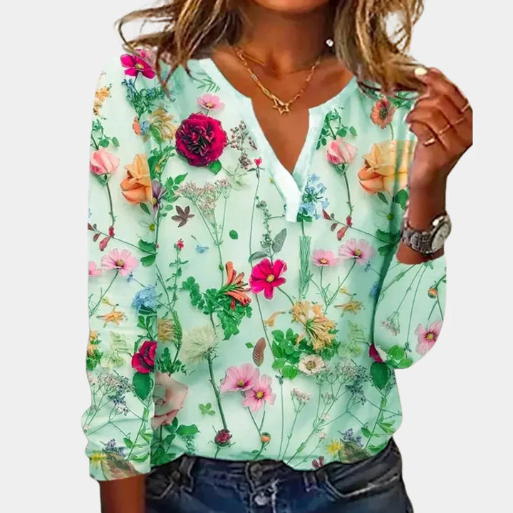 Casual Floral Women's Blouse