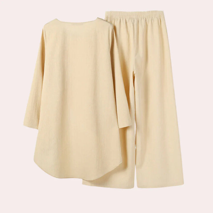 Elegant 2-Piece Pantsuit Set for Women