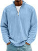 Relaxed-Fit Half-Zip Sweater in Hard-Wearing Knit