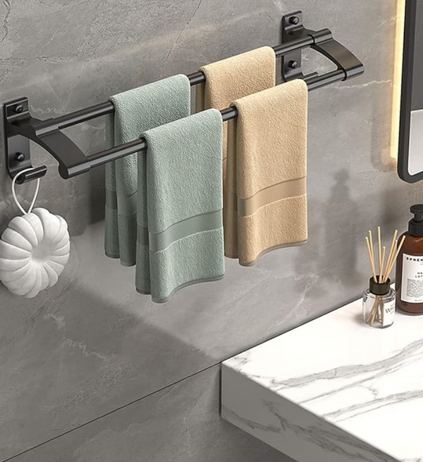 Towel Rail with Hooks - DrySpace
