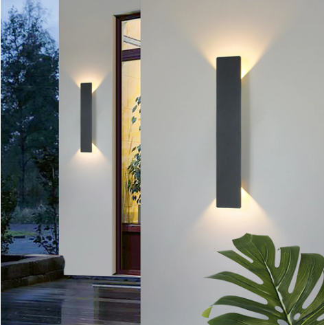 AquaLine LED Outdoor Wall Lamp – Elegant Design with Weatherproof Housing