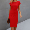 Women’s Asymmetrical Lace Up Dress