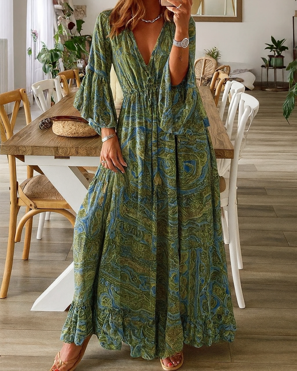 Women’s Bohemian Maxi Dress