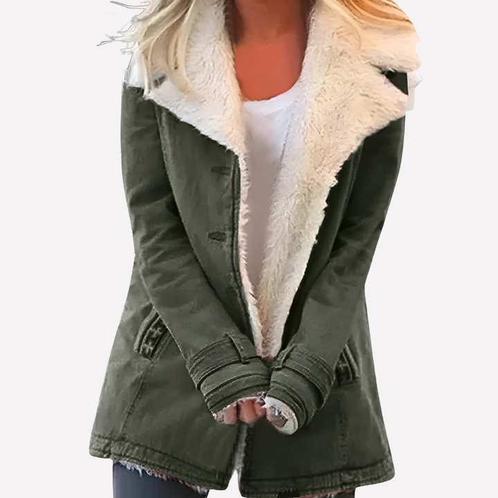 Classic Long Women’s Coat for Cold Weather