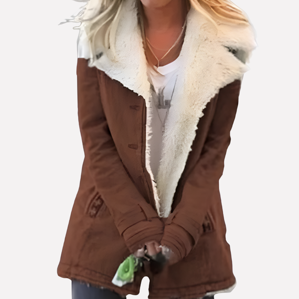 Classic Long Women’s Coat for Cold Weather