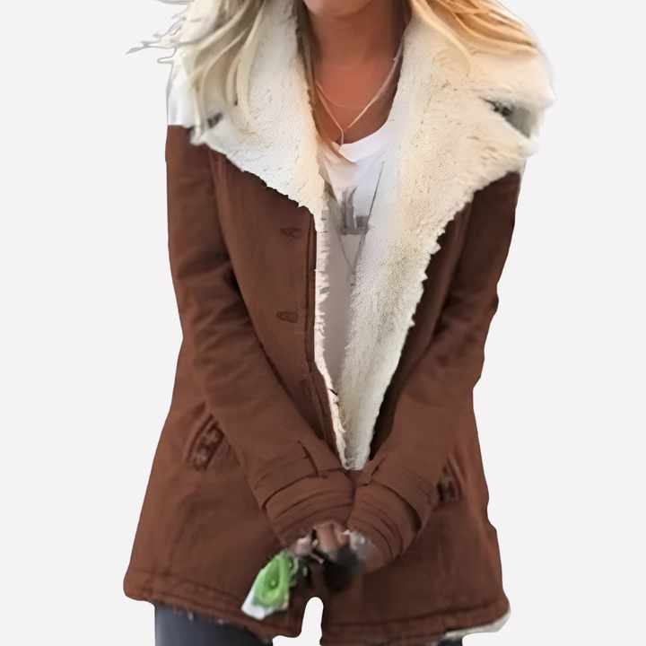 Classic Long Women’s Coat for Cold Weather