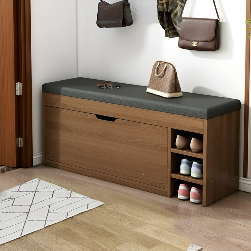 3-in-1 Shoe Cabinet with Bench