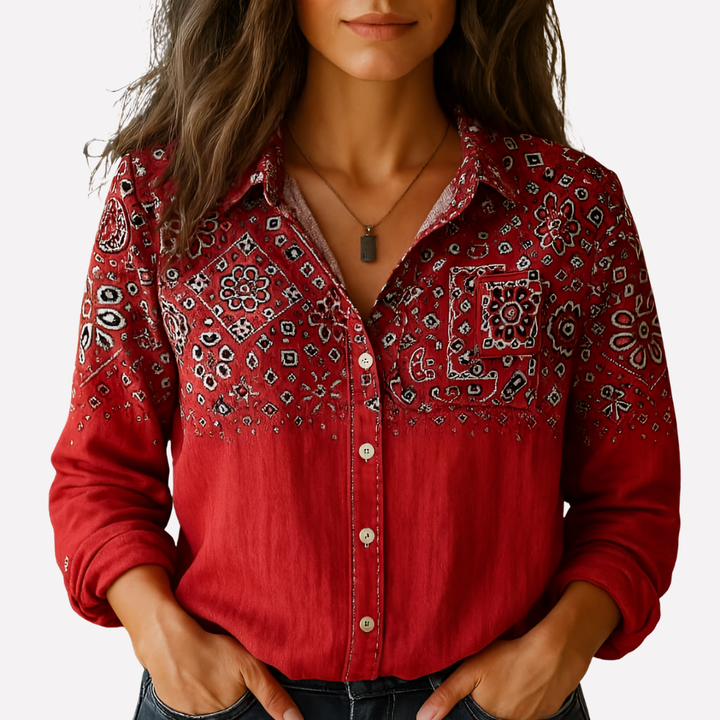 Women’s Casual Button-Up Shirt