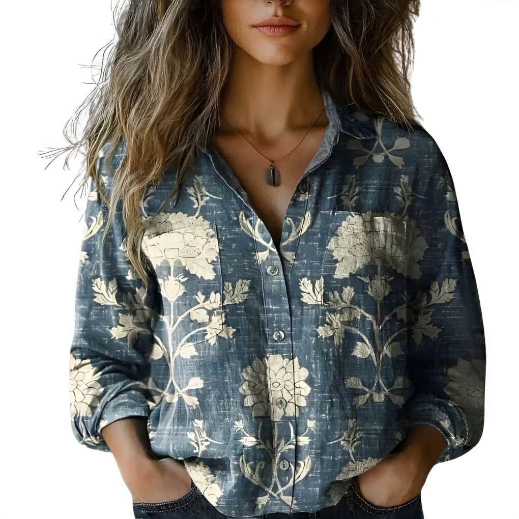 Women’s Casual Button-Up Shirt