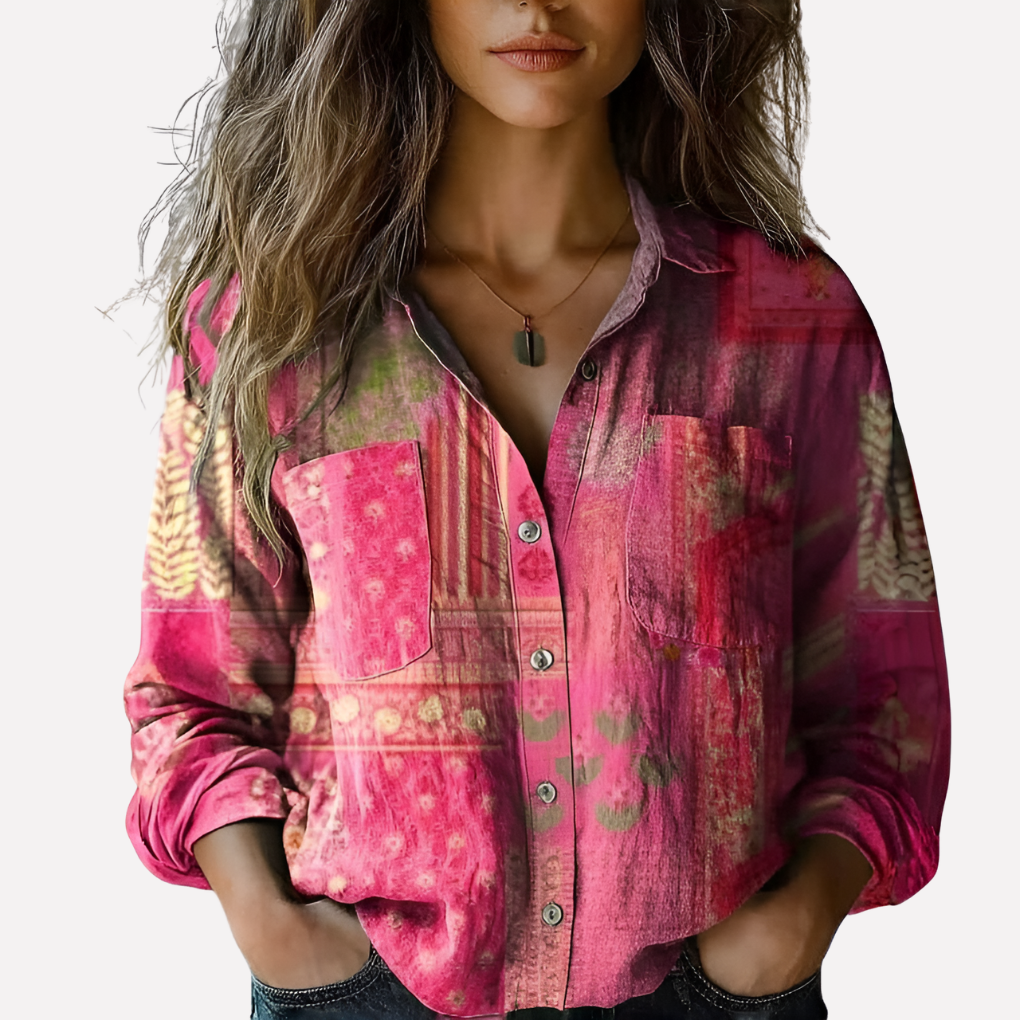 Women’s Casual Button-Up Shirt