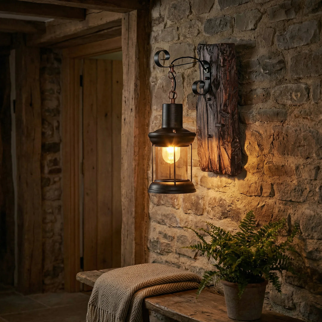 Farmhouse Cylinder Wall Sconce - Lantavo