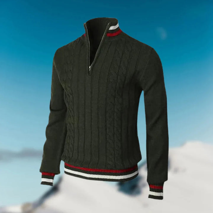 Elegant Men’s Sweater with Collar
