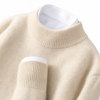 Women's cashmere sweater with stand collar