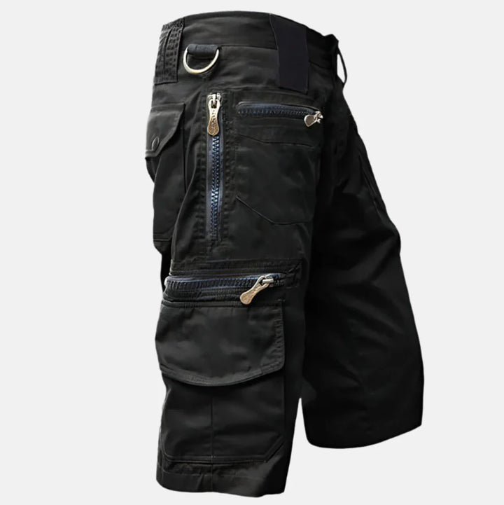 Men’s Utility Cargo Shorts with Knee-Length Fit