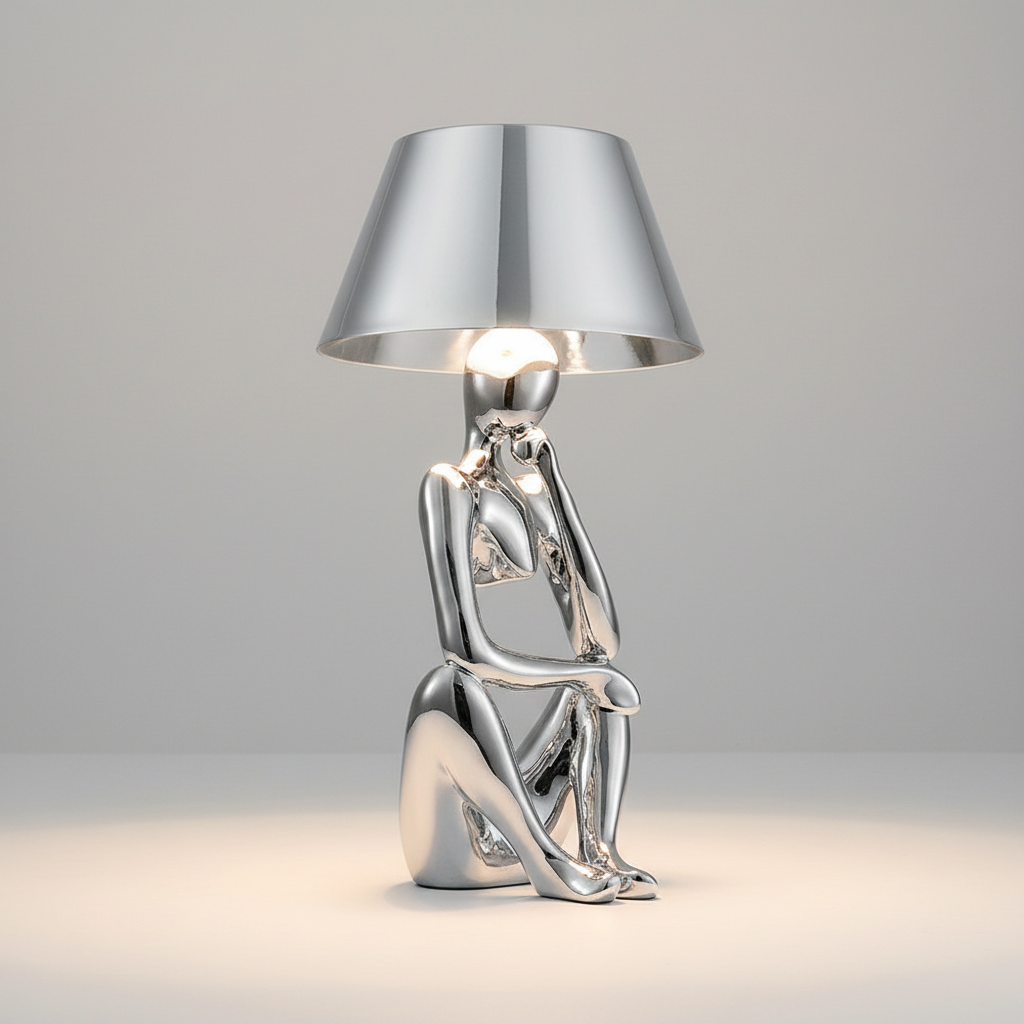 Glossy Decorative Sculpture Lamp – AuroraLite
