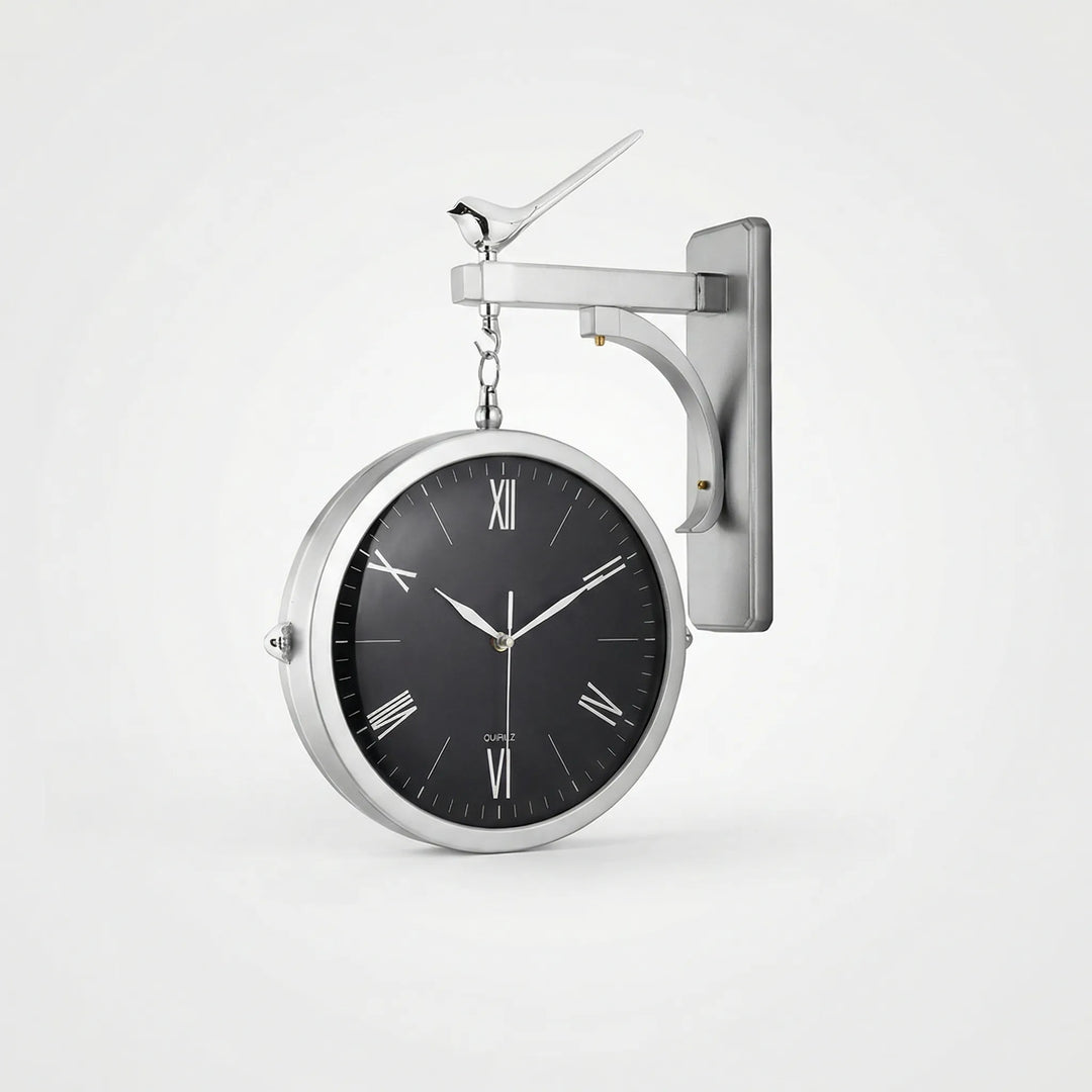 Double-Sided Wall Clock – ChronoVista