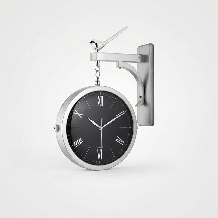 Double-Sided Wall Clock – ChronoVista