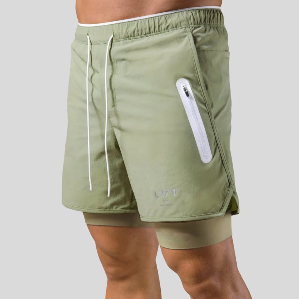 2-in-1 Sports & Training Shorts for Men