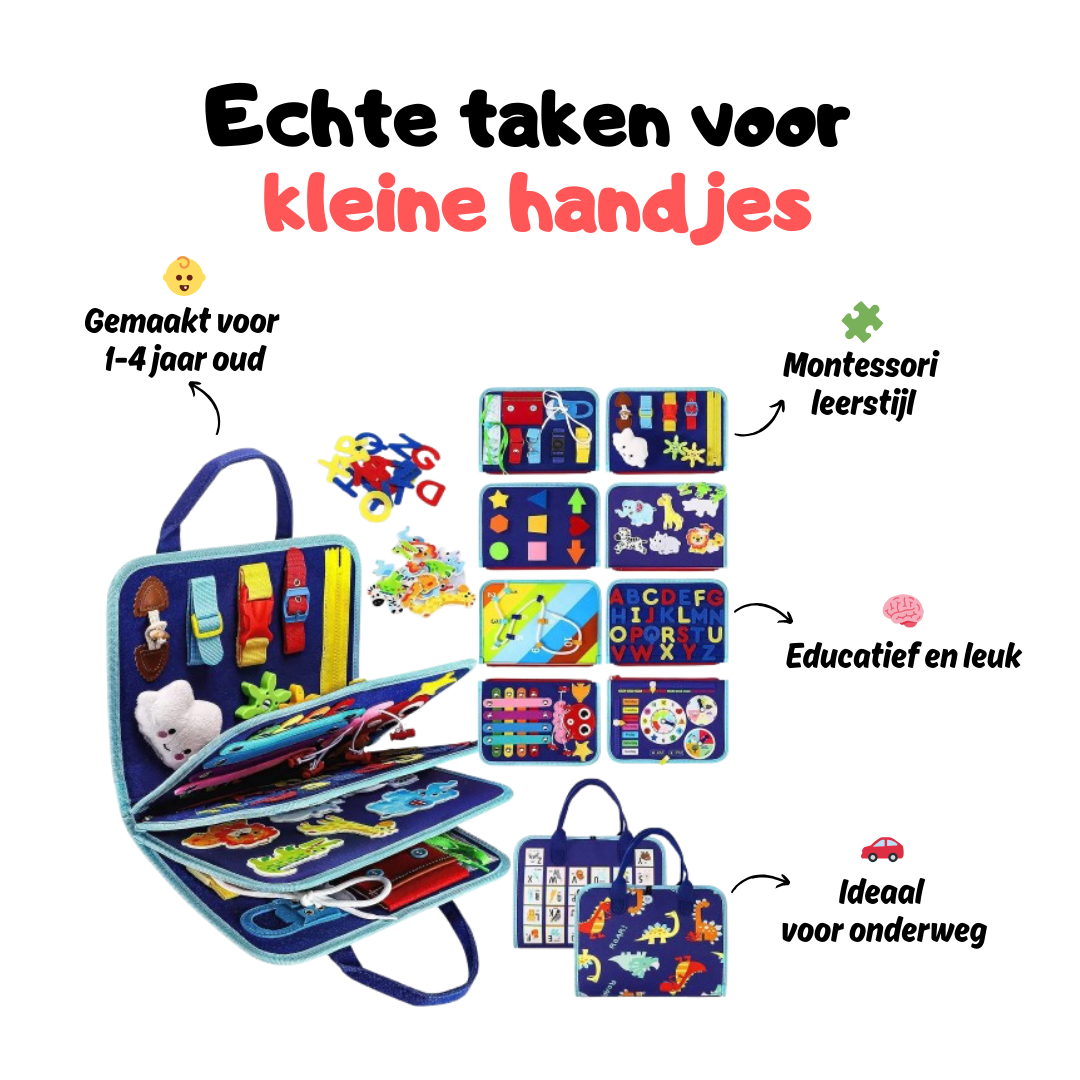 Montessori learning book – encourages independence in children