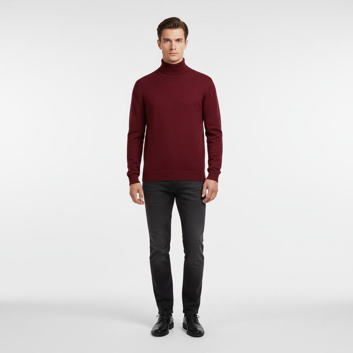 Elegantly Tailored Turtleneck Sweater – Harald