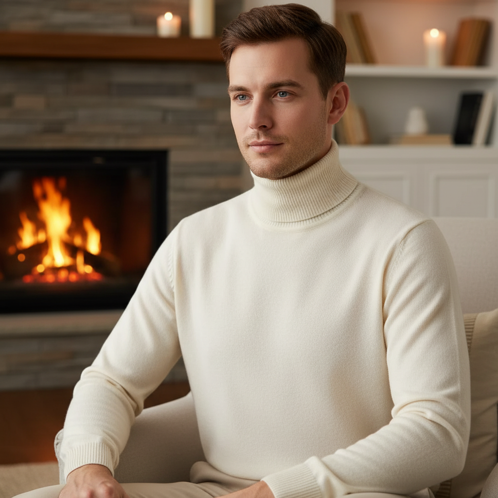 Elegantly Tailored Turtleneck Sweater – Harald