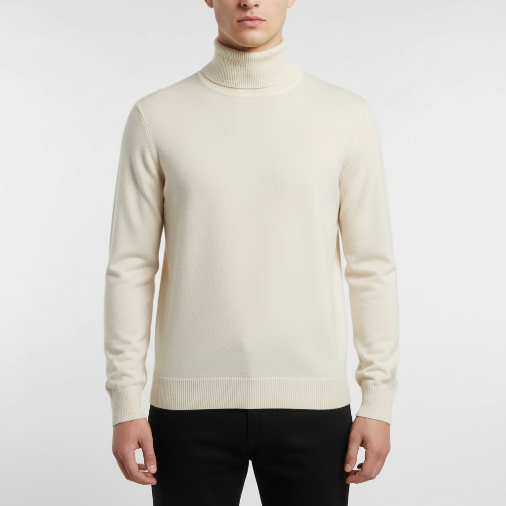 Elegantly Tailored Turtleneck Sweater – Harald