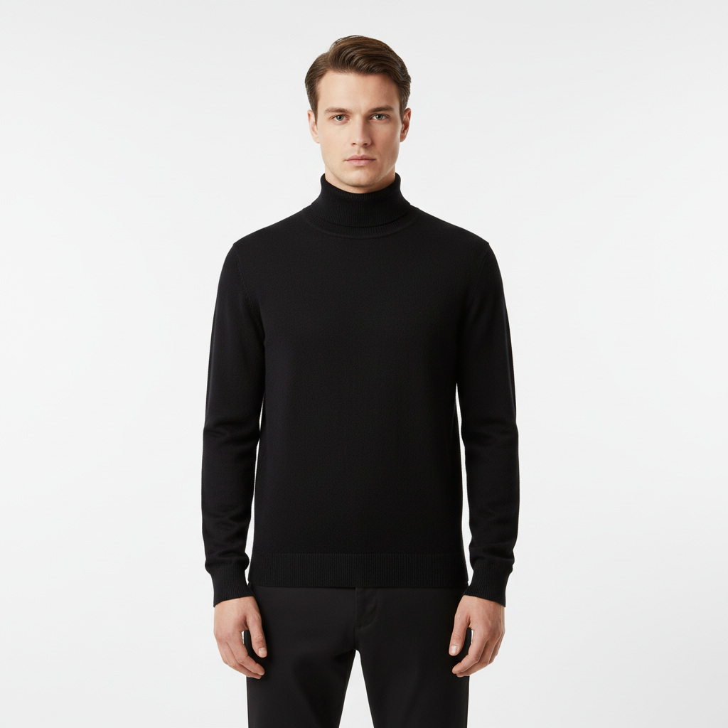 Elegantly Tailored Turtleneck Sweater – Harald
