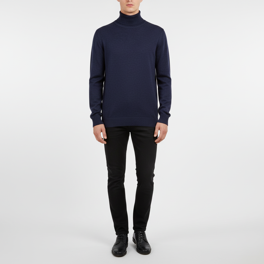 Elegantly Tailored Turtleneck Sweater – Harald