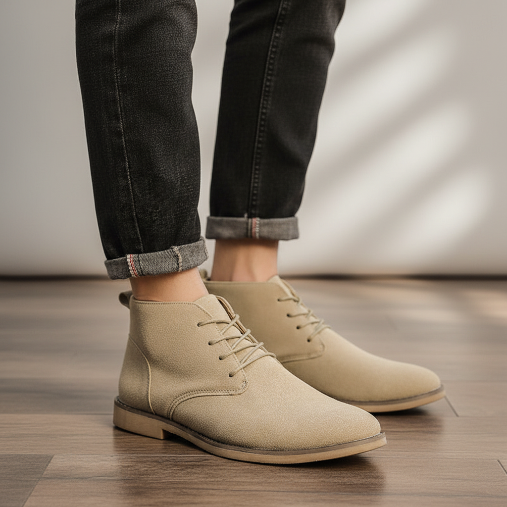 Elegant Mid-Height Lace-Up Boots - Ivan
