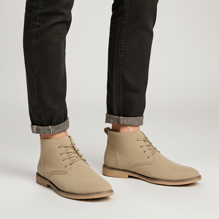 Elegant Mid-Height Lace-Up Boots - Ivan