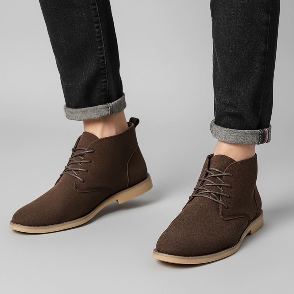 Elegant Mid-Height Lace-Up Boots - Ivan