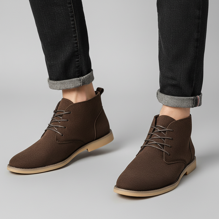 Elegant Mid-Height Lace-Up Boots - Ivan